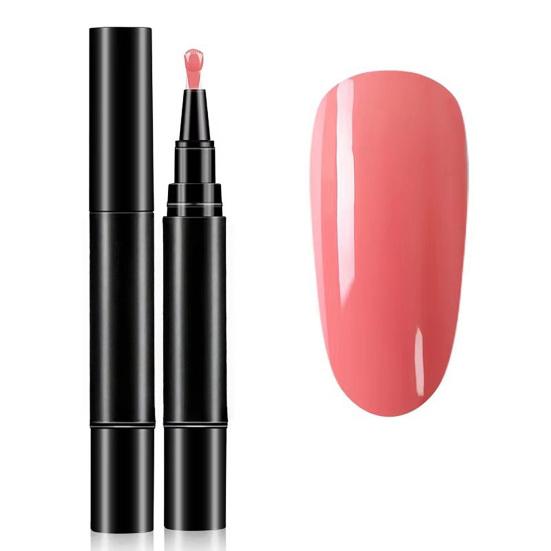 

1/6 шт. Ручка для лака для ногтей 3-в-1 Быстросохнущая Стойкая Высокоглянцевая DIY Маникюр Нейл-арт Натуральный Нюдовый Женский Девичий Лак-гель для ногтей на руках и ногах 20