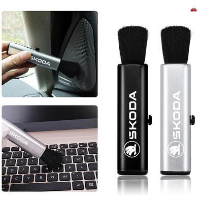 1Pcs Car Interior Cleaning Brush Air Vent Dust Removal Tools For Kylaq Elroq Kodiaq Octavia Enyaq Kamiq Scala Rapid Superb