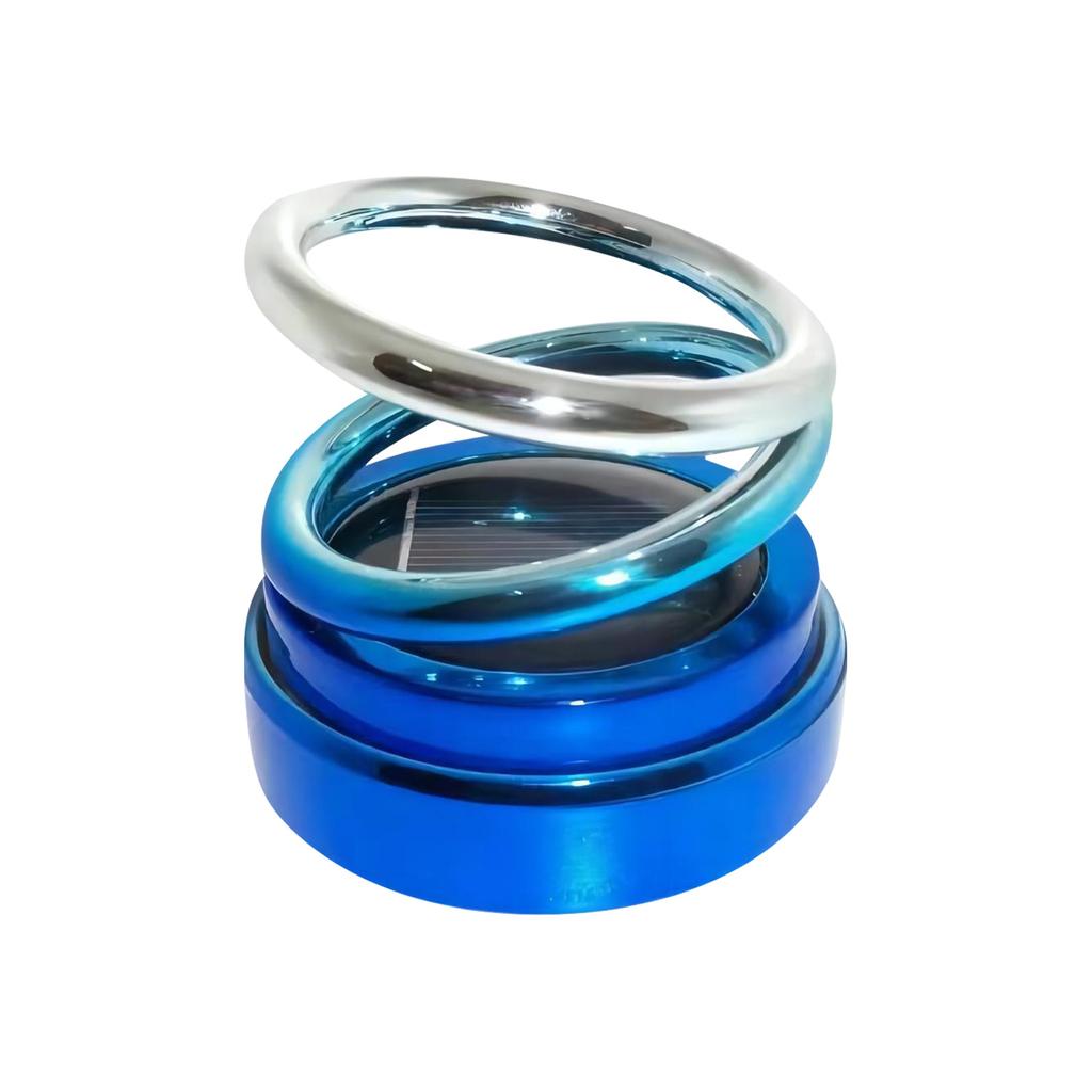 Car-mounted Suspended Rotating Double-ring Aromatherapy Solar Aromatherapy 1ml