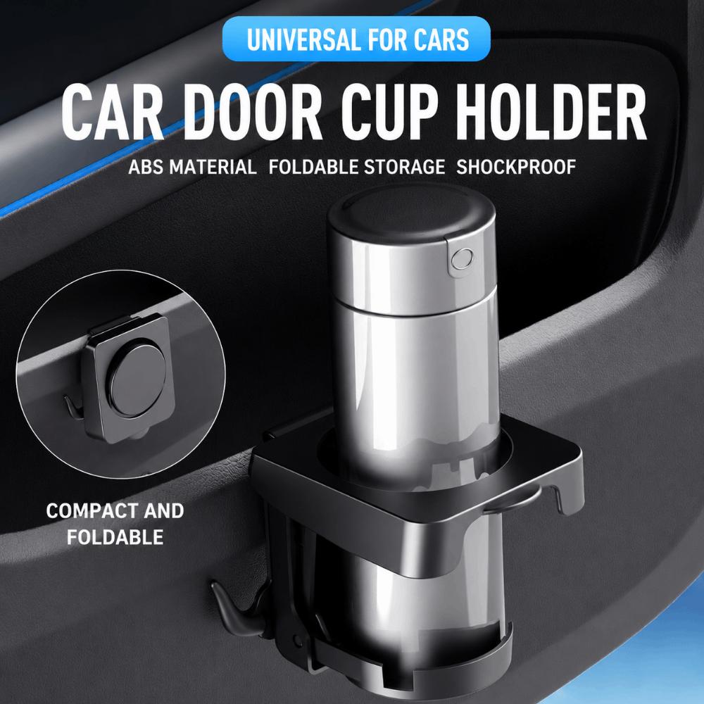 Foldable Foldable Cup Holder Anti Vibration Car Drink Holder Durable Car Storage Hook  Road Trips