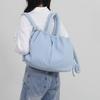 Gesteppte Zugbeutel Tasche Geknoteter Riemen Puffer Rucksack Mode Nylon Gepolsterte Tragetasche Arbeit