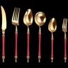 Abay 304 Stainless Steel Gold Teaspoon Set