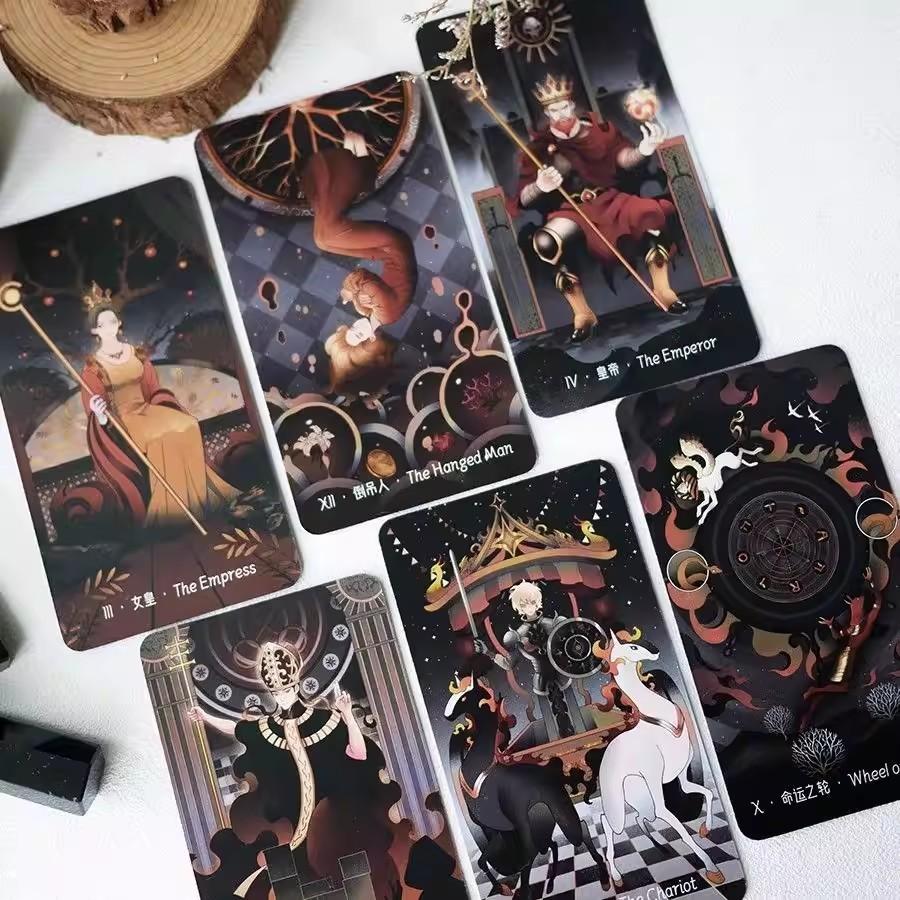 Night Sky Tarot Card Deck With Engaging Logic Puzzle For Game Night Entertainment