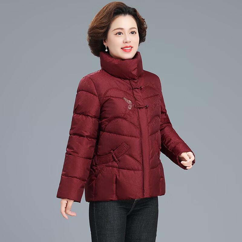 AIXUANMI Mid-Aged Women's New Chinese Style Padded Jacket