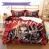 Bray Wyatt,WWE Pattern Bedding,Quilt Set Quilt Cover Pillowcase Home Birthday Gift (1 * duvet cover + 2 * pillowcase, without core)