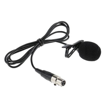 Phantasmia Lavalier Microphone 3.5mm 3Pin XLR 4Pin Compatibility 1m Cable Clip Condenser Unidirectional Vocal Speech Dance Sports Instrumental Solo
