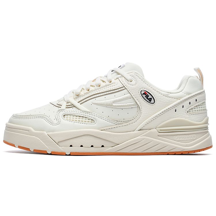 FILA Slam 22 Fabric Synthetic Leather Comfortable Durable Lightweight Low-Top Sneakers Women sneakers Off-White F12W231217FAW