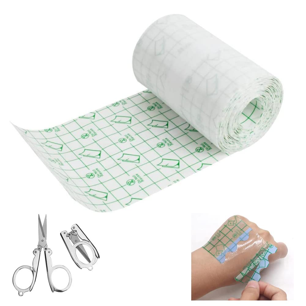 

Водонепроницаемая медицинская пленка большая для KIZUPAWPA Защитная лента для водонепроницаемой защитной пленки для ран Клей для и татуировок Режется ножницами