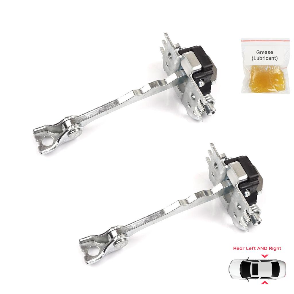 BDP1254-1 2 Pieces Rear Left AND Right Door Catch Hinge Brake Stop Check Strap Limiter for Renault Scenic Grand Scenic MK3 JZ0/1 2009-2016 824310005R