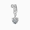 Button for Women Stainless with Zirconia Navel Jewelry