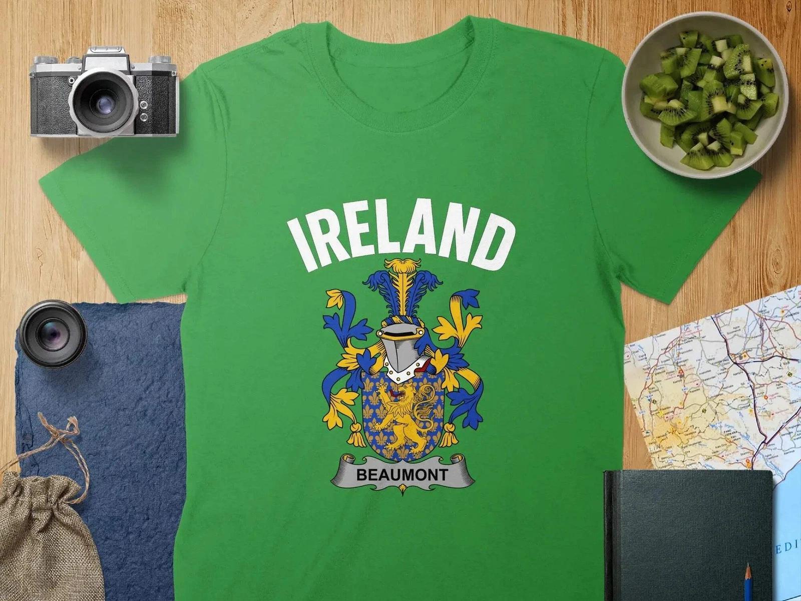 Ireland Coat Of Arms Beaumont Irish T-Shirt 2XL
