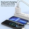 PD20W + QC3.0 Fast Charger for iPhone & Android, Dual Port A+C