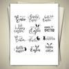 Easter Letter Clear Silicone Stamp for DIY Invitation Card Scrapbooking Paper Craft Rubber Stamp Handmade Journaling