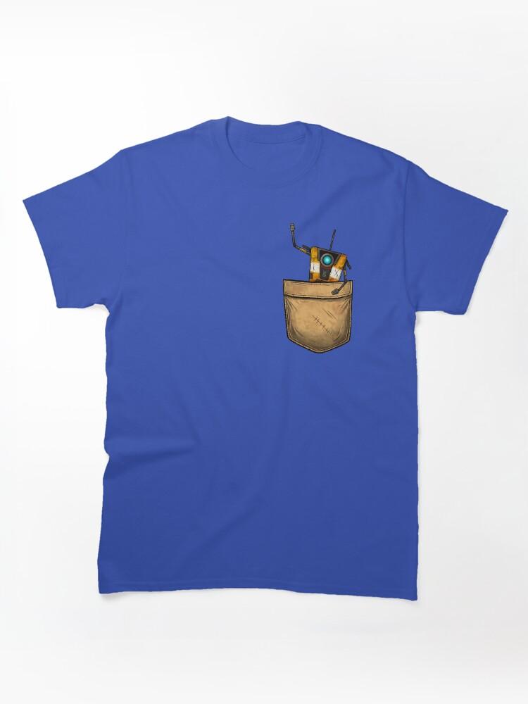 Pocket Claptrap - Borderlands Classic T-Shirt