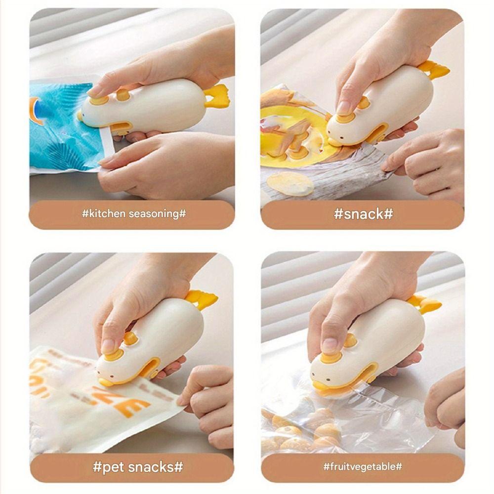 2 in 1 Magnetic Heat Sealer Handheld Sealing Machine Cute Mini Bag Sealer