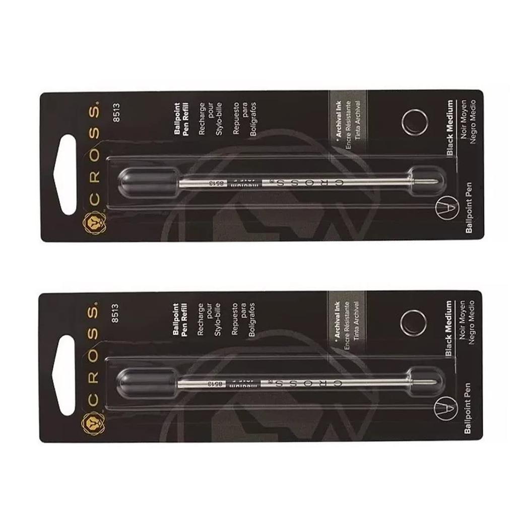 CROSS Ballpoint Pen 6 per Medium 8513 Refills, Box, Black, Point,