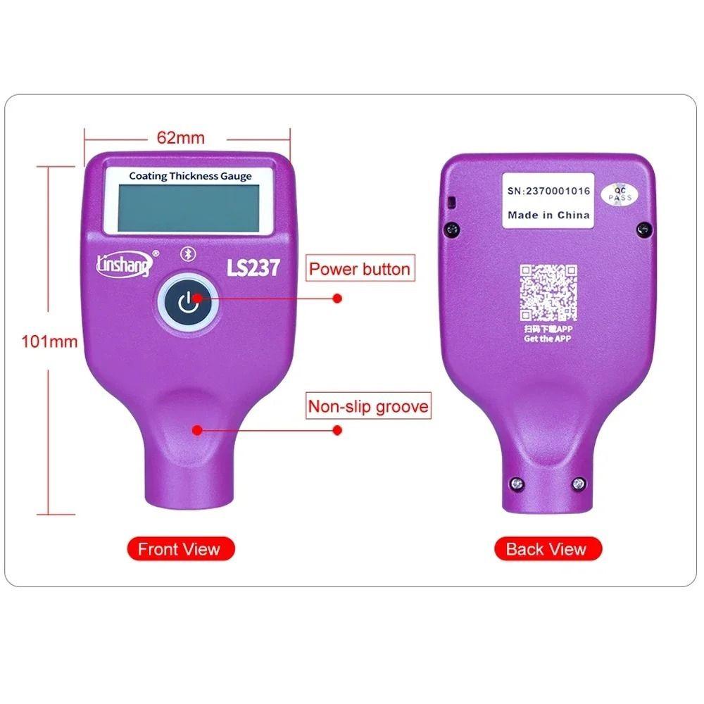 Rotatable Screen Car Paint Coating Thickness Tester  Checking Auto Coating