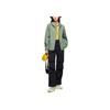 Anta Solid Color Hooded Zip-Up Long Sleeve Jacket Women jackets Slate-Green 962437609-4