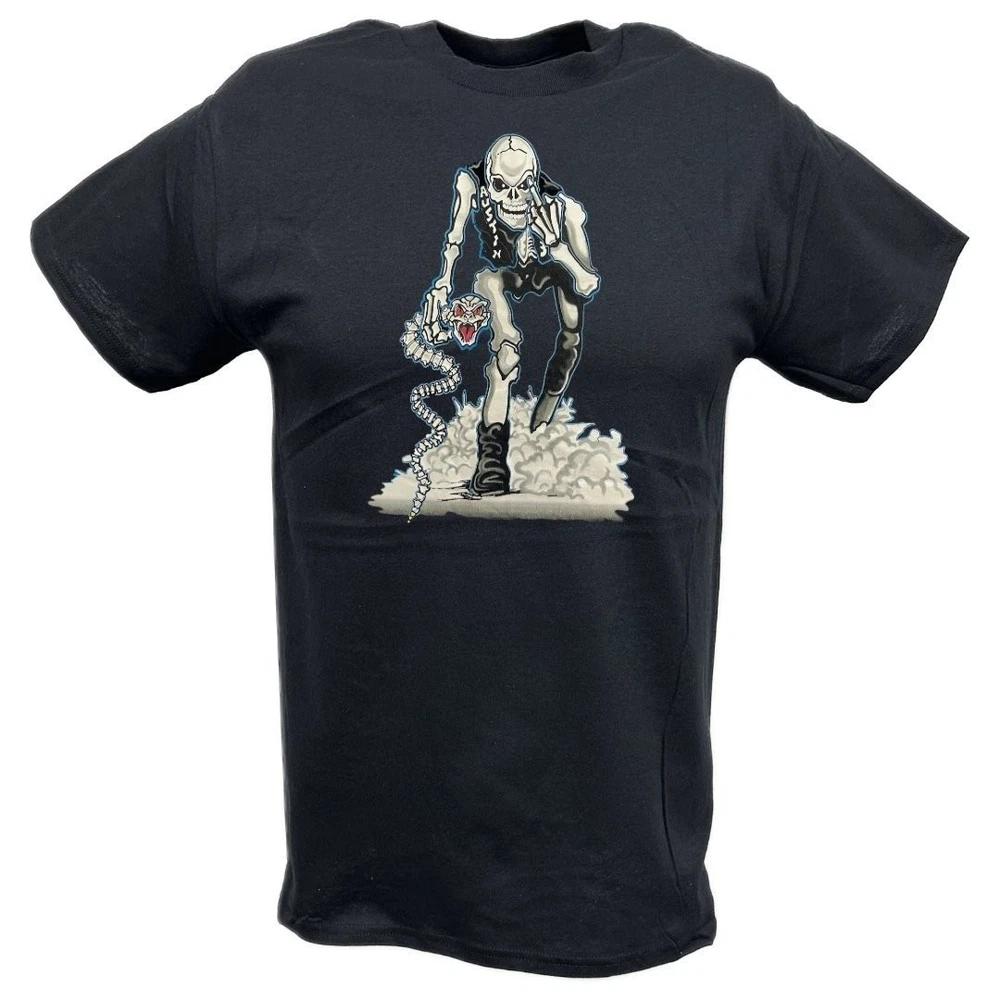 Stone Cold Steve Austin Middle Finger Skull Tshirt S