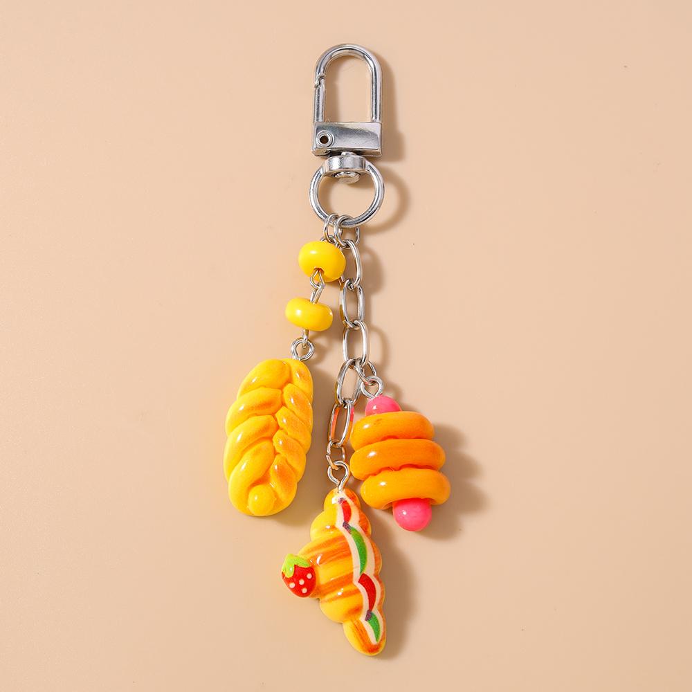 New Simulation Popsicle Ice Cream Keychain Chocolate Key Ring Pendant for Women Girls Handbag Decor DIY Kid's Jewelry Gifts