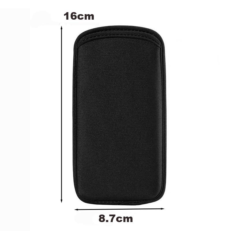 Universal Neoprene Protective Case Phone Bag For iPhone 17 16 15 14 13 Pro Max Samsung Xiaomi Huawei Power Bank Shockproof Cover 16*8.7cm