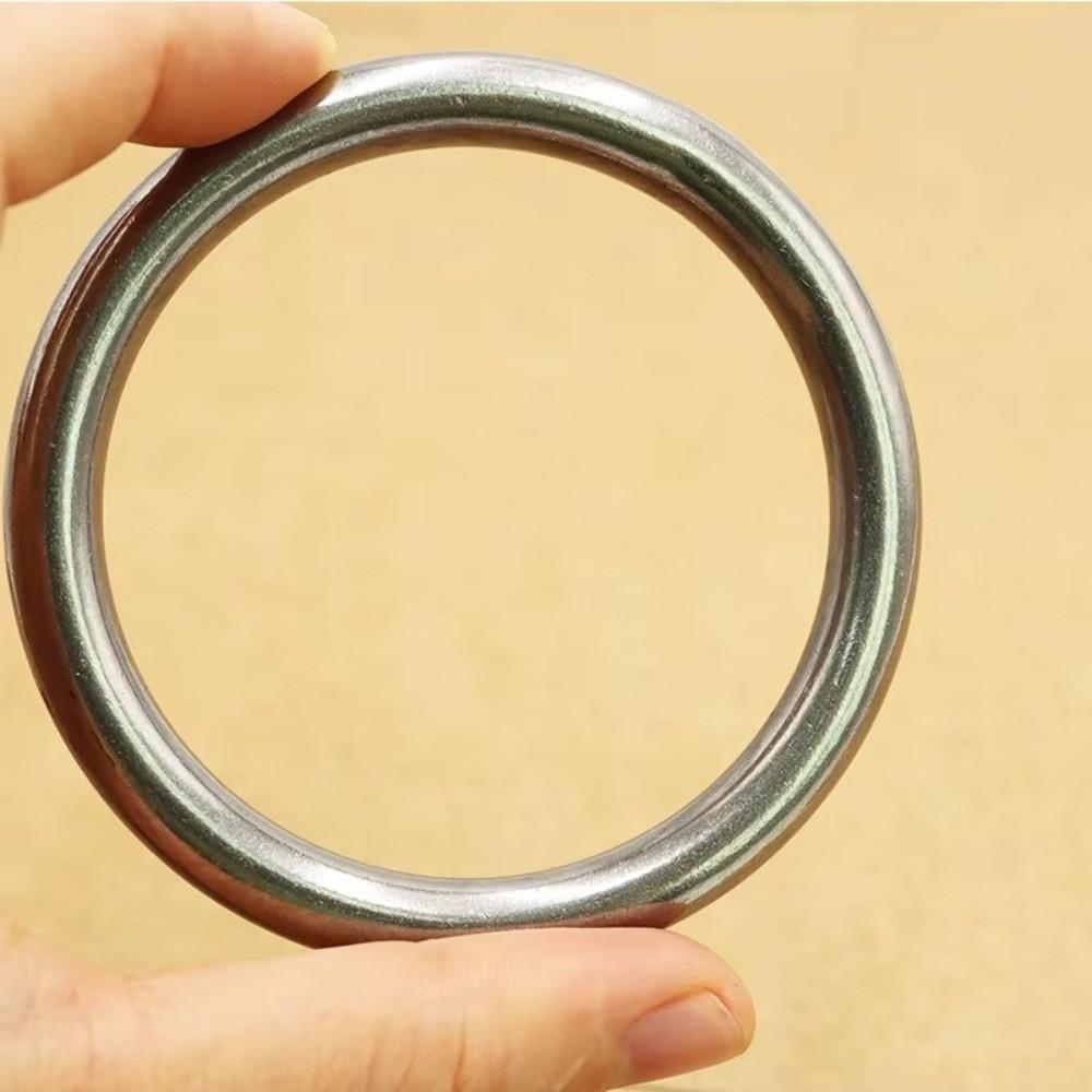 M4 M8 Yoga Hanging Rings Anti Corrosion O Rings Load Bearing Stainless Steel Rings Yoga Training