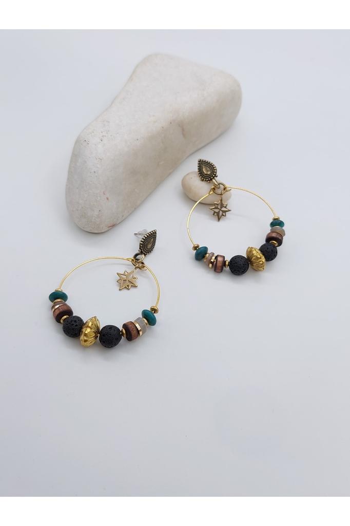 Valentine's Day Birthday Gift Handmade Ethnic Authentic Hippie Bohemian Fashion Jewelry Earrings