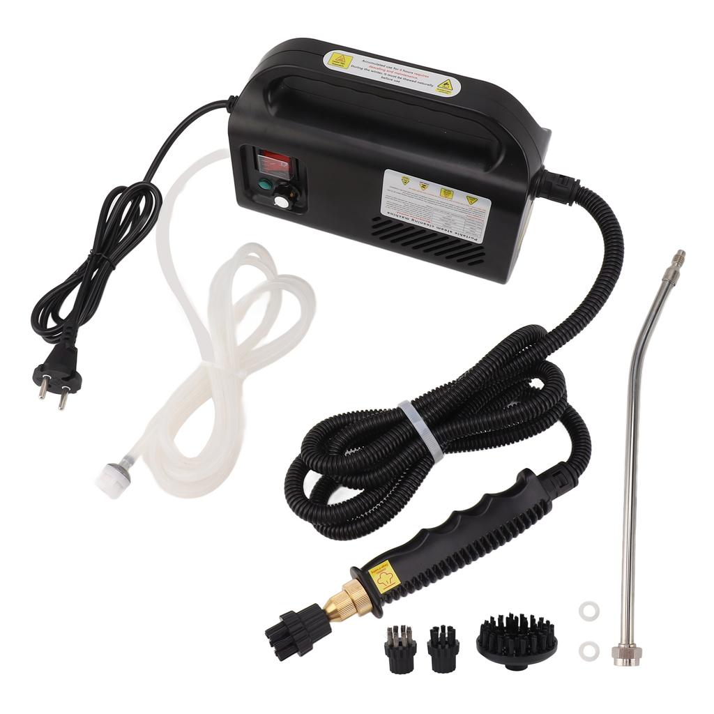 2500W Black Smart Handheld Steam Cleaner Home High Pressure Steam Cleaner Instant Heat Steam