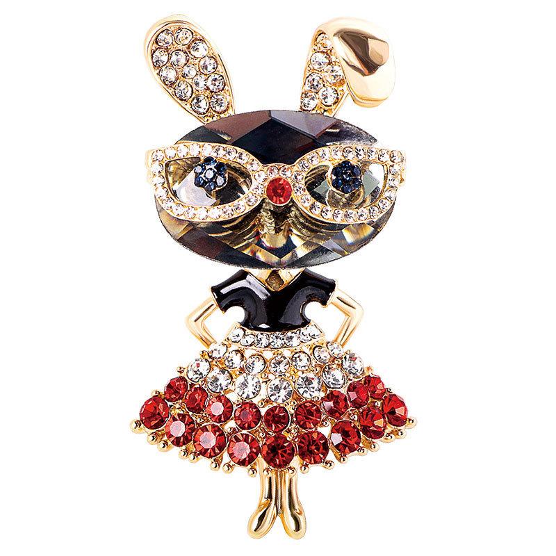 Retro Jewelry Modern Cartoon Rabbit Accessories Cute Brooch