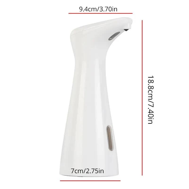 Automatic Sensor Hand Soap Dispenser Smart Wash Handpiece White High Quality ABS Waterproof for Bathroom