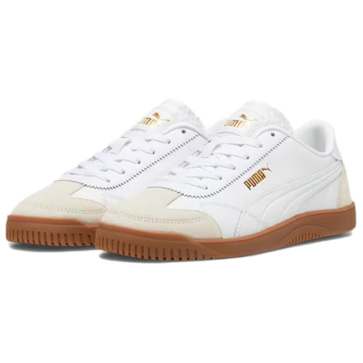 Puma Club 5V5 Lux Comfortable Fashion Low-Top Sneakers Unisex Sneakers White 397449-01