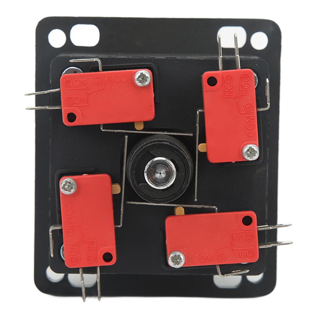 Arcade Joystick Black Oval Ball Head Classical DIY Handle Joystick for Game Machine