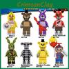 Adorable Five Nights At Freddy's Midnight Bear Assembled Toys With Puzzle Features