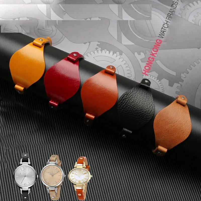 Классические ремешки для часов из натуральной кожи для Fossil ES3077 ES2830 ES3262 ES3060 — фото 6