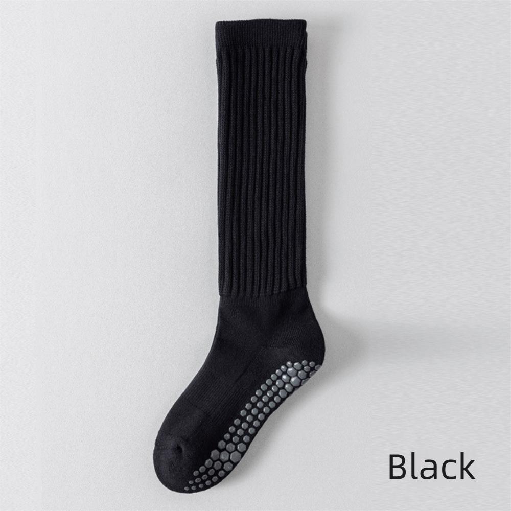 Solid Color Pilates Socks Silicone Terry Non-slip Socks New Ankle Socks  Women