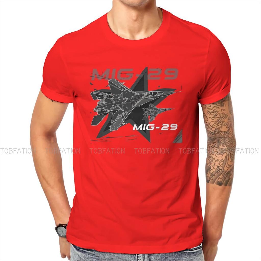 Mig29 Round Collar Tshirt Russian Ussr Cccp Fabric Classic T Shirt Men Tops Fashion Fluffy Big Sale