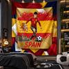 Arazzo da Appendere a Parete Stampa Calcio Spagna Tessuto per Soggiorno Camera da Letto Decorazione per la Casa
