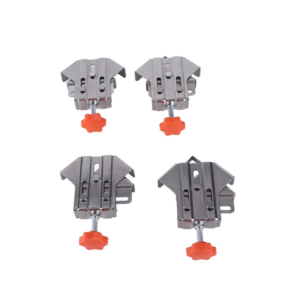 4Pcs Corner Clamp Stainless Steel Opened Closed Adjustable 90 Degree Right Angle Clamp for Woodworking