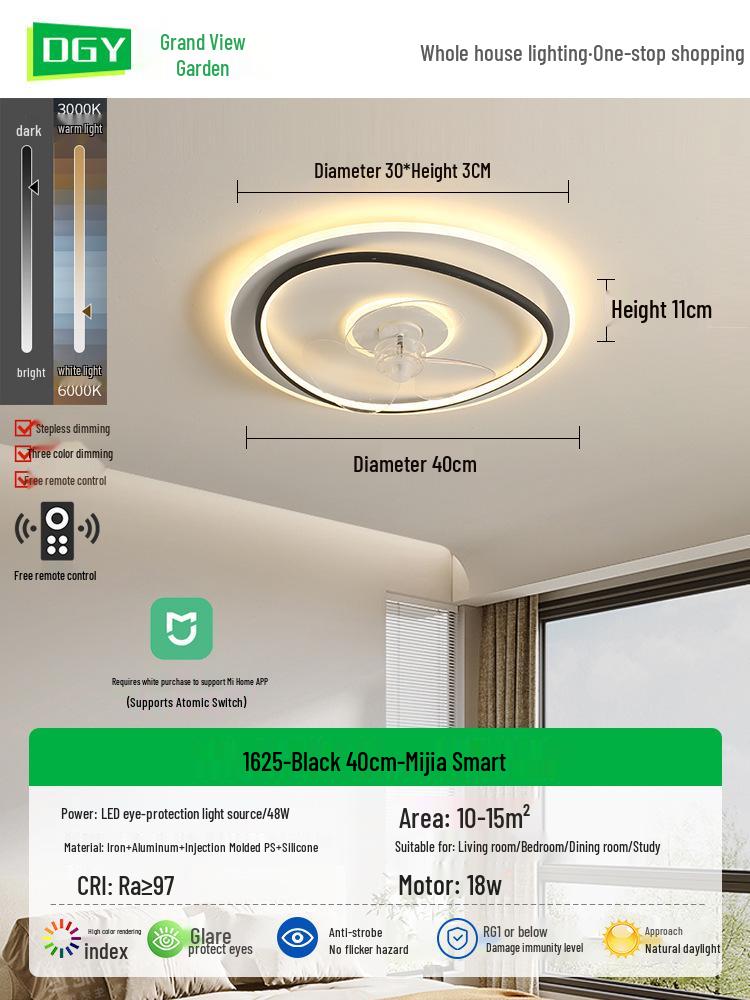 Cloud Lamp for Children's Room - Nordic Ceiling Fan Lamp