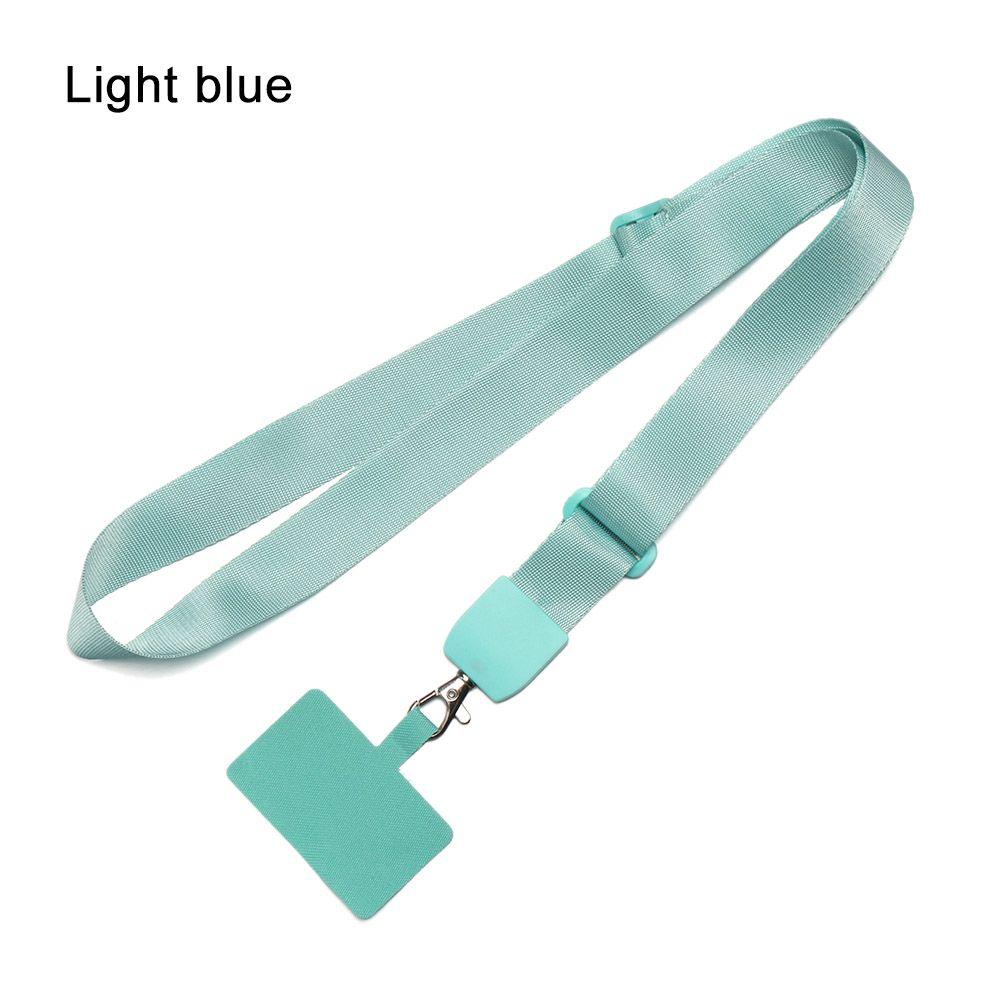 Universal Patch Phone Lanyards Adjustable Mobile Phone Strap Lanyard Nylon Soft Rope Cell Phone Hanging Cord Holder
