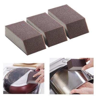 1Pc Durable Nano Sponge Emery Cleaner Rub The Pot Except Rust Focal Stains