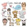 Ironing Stickers Animals Clothing Decor Diy Accessory Heat Transfer Badges Patches Children Favorite