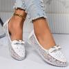 Damen Sommer Design Weiche Einzelne Schuhe Elegant Atmungsaktiv Flachmündig Schuhwerk