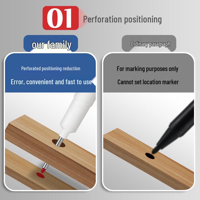Multi-Surface Deep-Mouth Marking Pen for Woodworking & Tile Installation