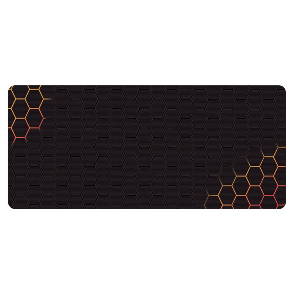 300x800x3mm Honeycomb Pattern Gaming Mouse Pad Rubber Anti-skid Desktop Mat