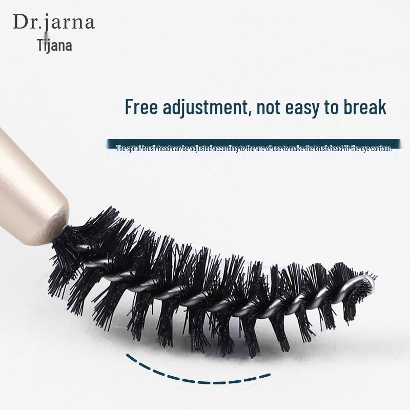Tijuana Dual-Use Spiral Eyebrow & Eyelash Brush Comb with Curling Tool DJ-215