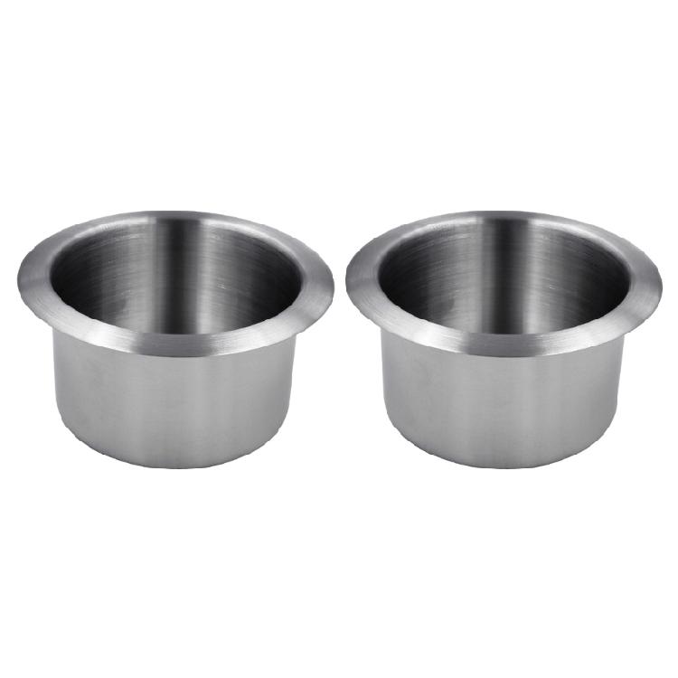 RVs Accessories Rustproof Recessed Insert Drink Holder RVs Cup Holder for Trailer Campers Stainless Cup Can Holder