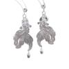 Koi Carp Pendant Goldfish Earrings Ear Jewelry Metal Dangle Earrings Goldfish Eardrop  Girls