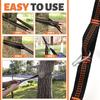 2 Stück Spezielle Verstärkte Polyestergurte 5-Ring Hohe Tragfähigkeit Stachelige Hängematten Gurte Für Outdoor Camping Hängematten Gurte