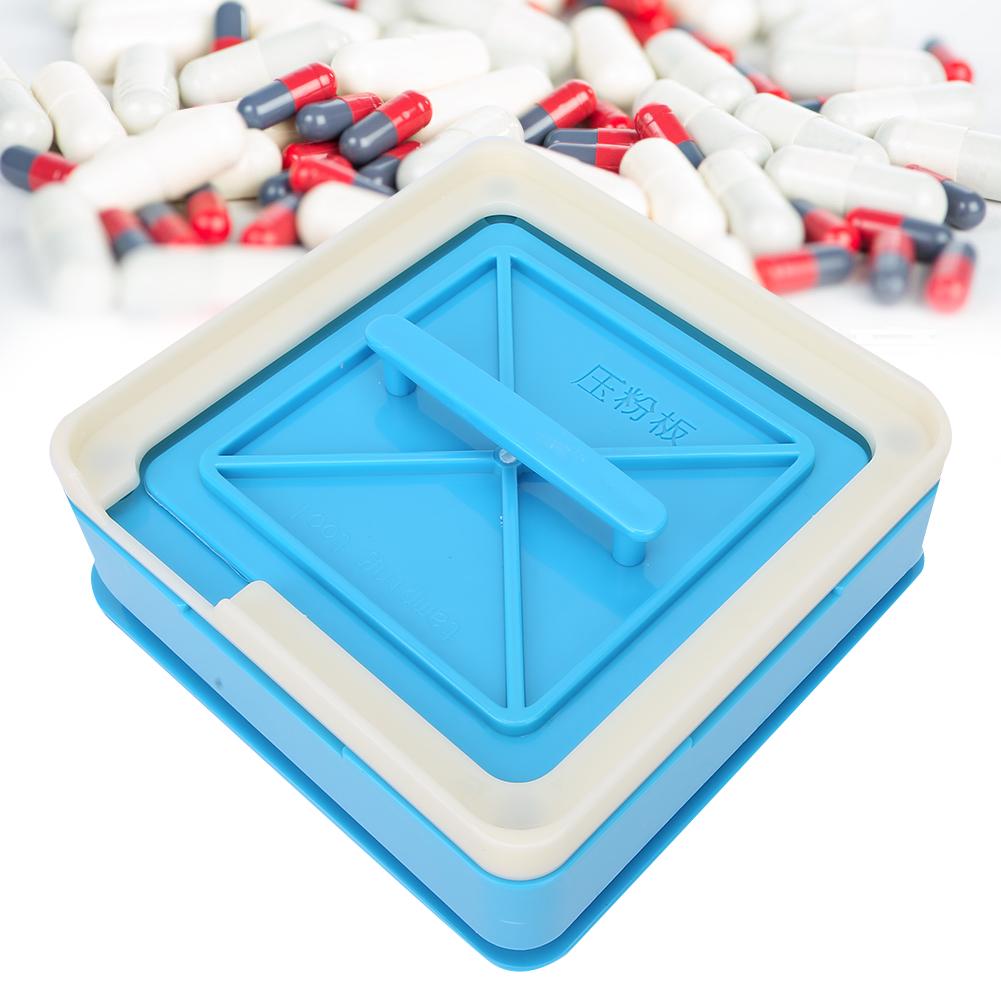 100 Holes Capsules Filling Tool Empty Capsule Plates Capsule Filling Machine 1#Blue 1#